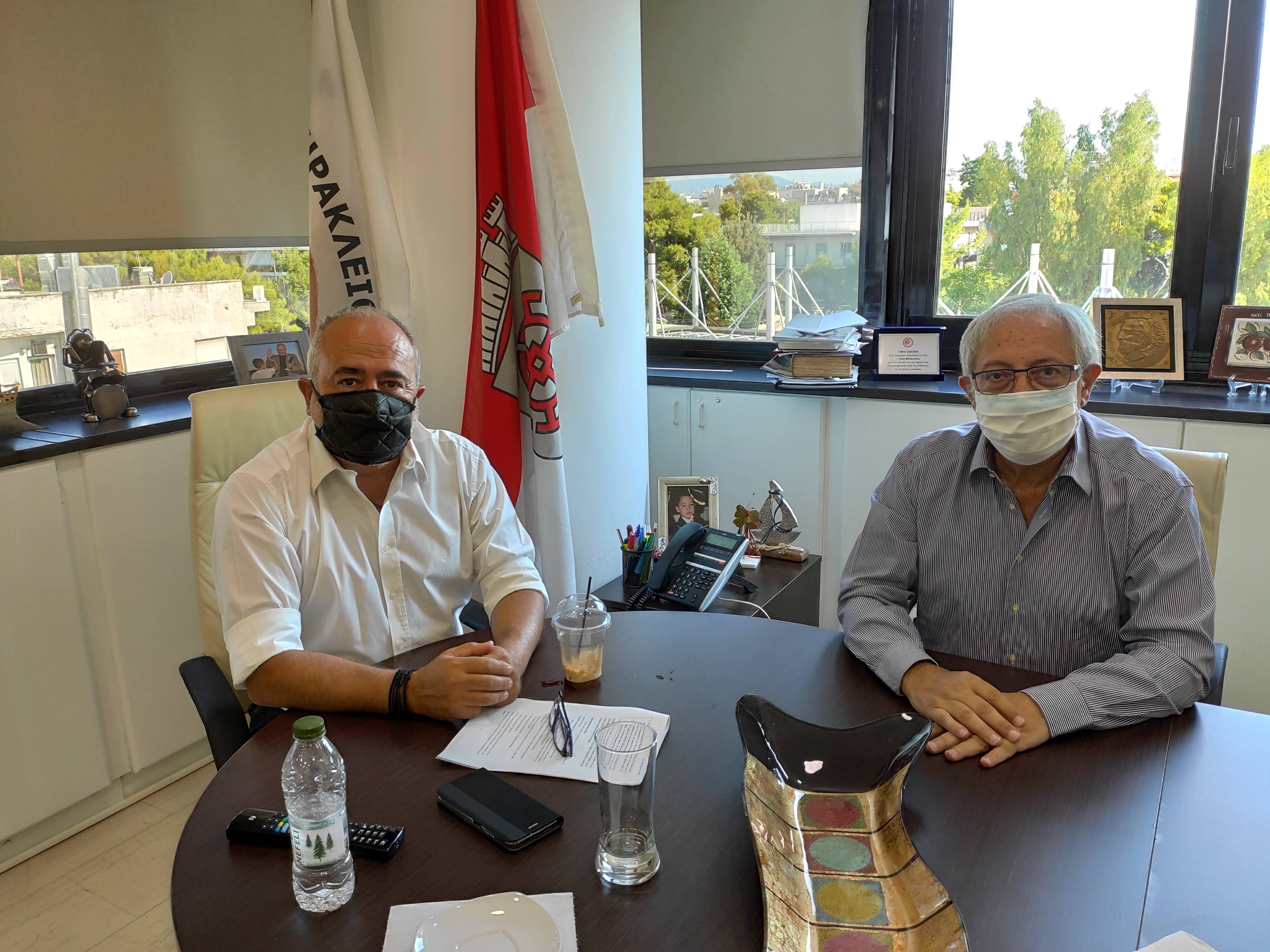 Σε άριστη συνεργασία οι δήμαρχοι Ηρακλείου Αττικής και Αμαρουσίου σχεδιάζουν από κοινού δράσεις προς όφελος των δημοτών