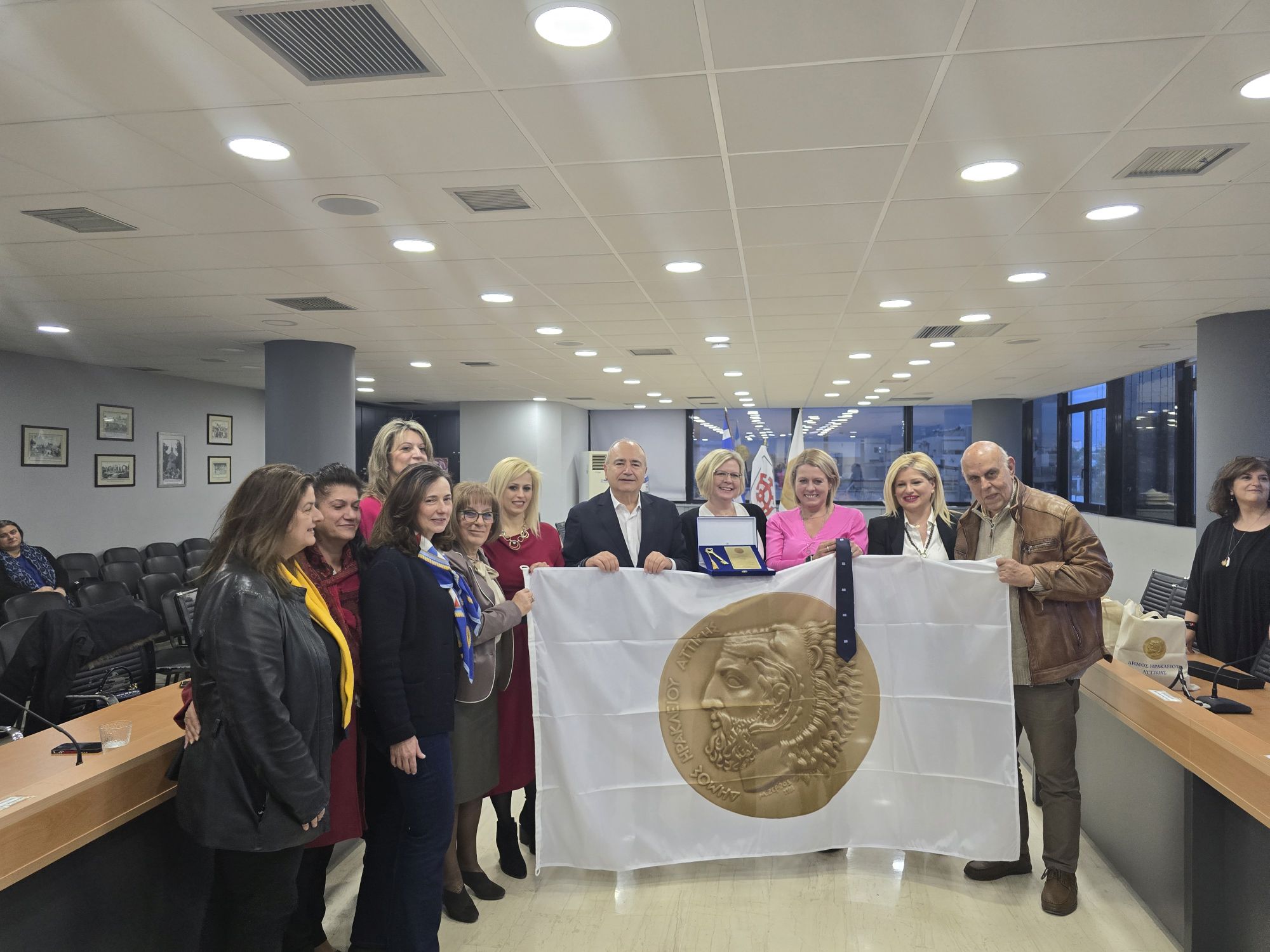 Ανακήρυξη επίτιμου δημότη Gunther Knoblauch (1