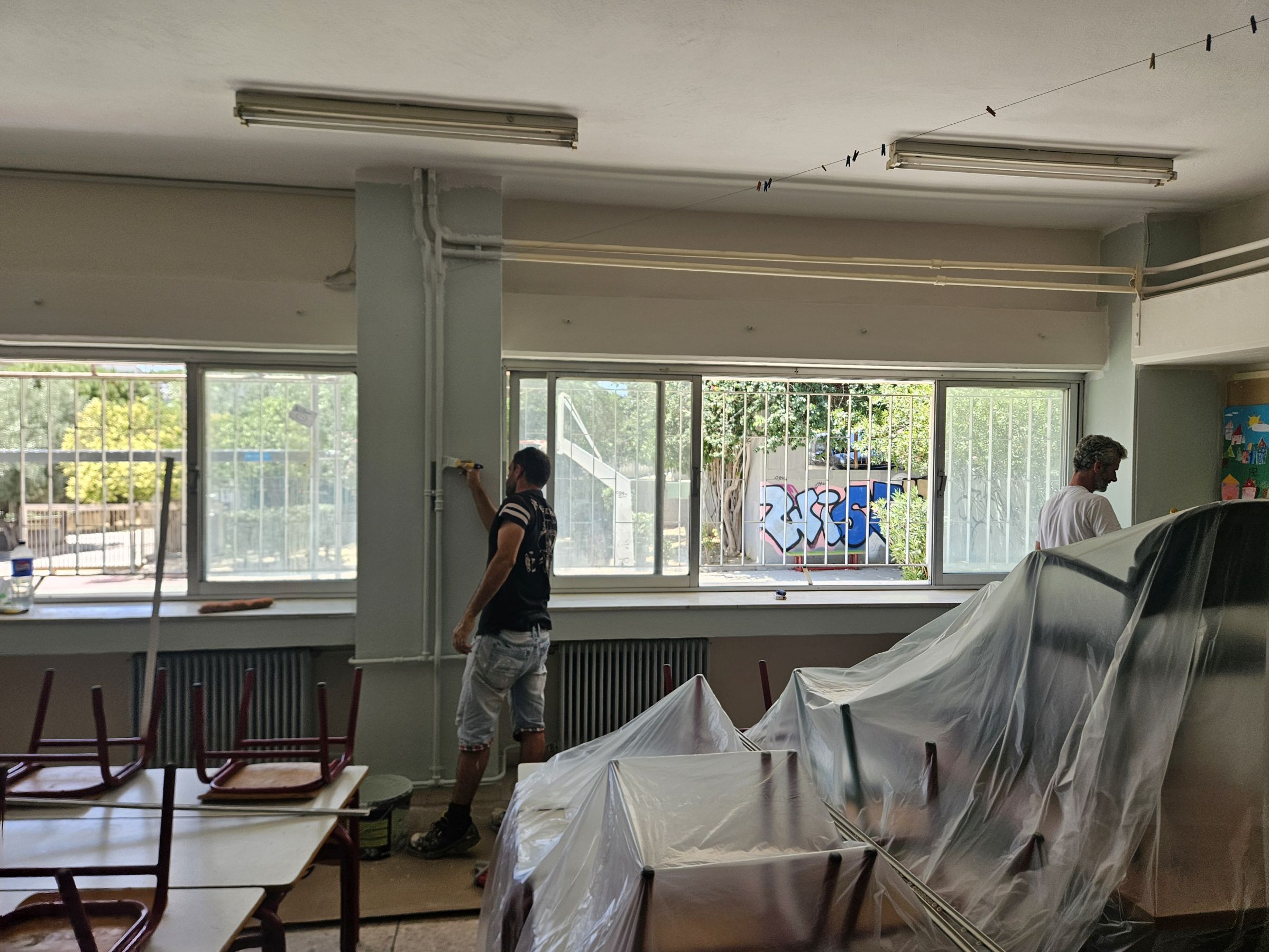 Εργασίες σχολεία καλοκαίρι 2025 9ο Δημοτικό (9)