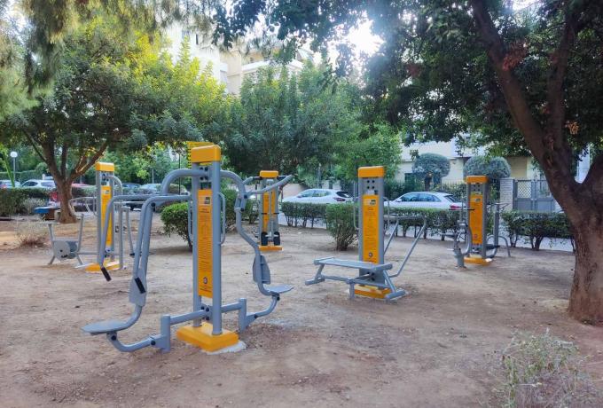 Υπαίθρια όργανα πλατεία Μακεδονίας